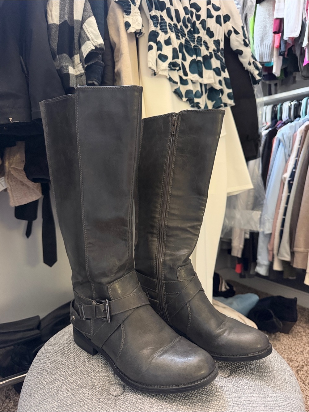 Classic Tall Riding Boots in Black - Women's
